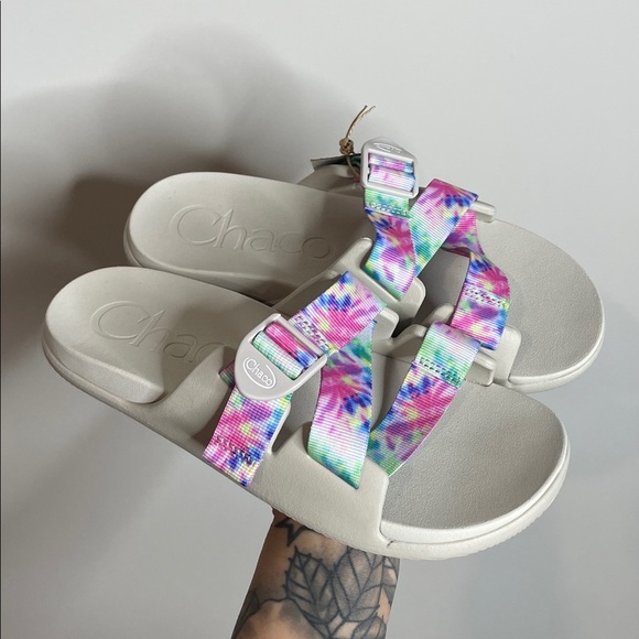 Chaco Shoes - Chaco | Women’s Chillos Slide Women Light Tie Dye Size 9 NWT